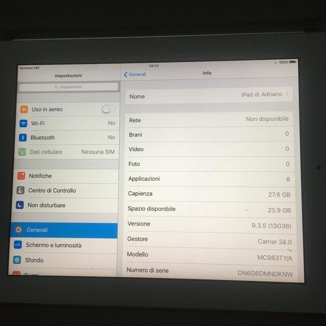 APPLE IPAD 2th Generazione