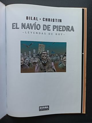 CÓMIC LEYENDAS DE HOY EL NAVÍO DE PIEDRA