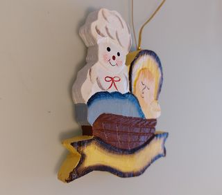 FIGURA ARTESANAL DE MADERA