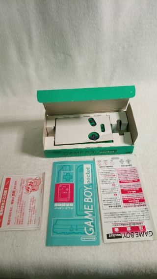 *COMPLETO* GameBoy Pocket Verde Japonesa