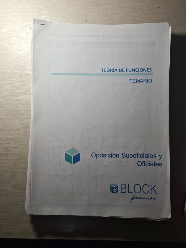 Temario suboficiales ejercito aire