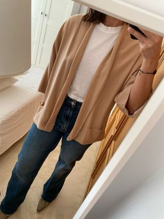 Chaqueta estilo kimono de zara