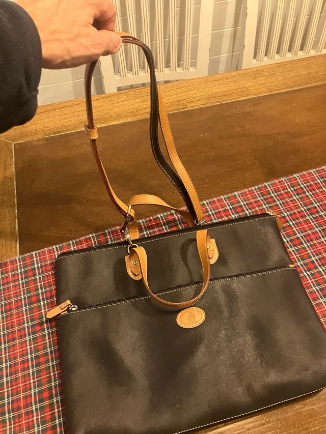 Bolso de piel porta documentos El Potro