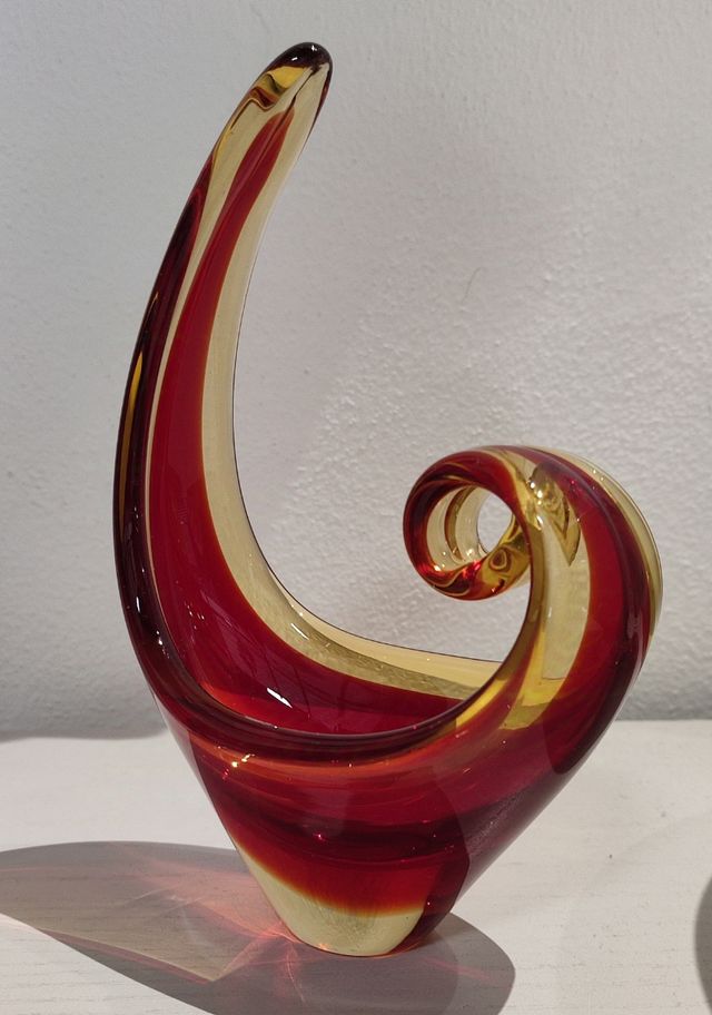 Vaso ciotola vintage vetro Murano