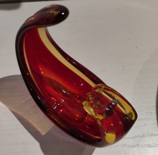 Vaso ciotola vintage vetro Murano