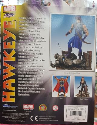 Figura HAWKEYE Marvel select 18 cmts 