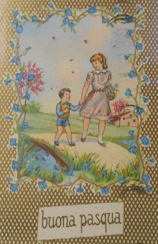 Cartolina Nogara 1956