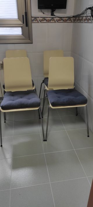 Juego 4 sillas de cocina