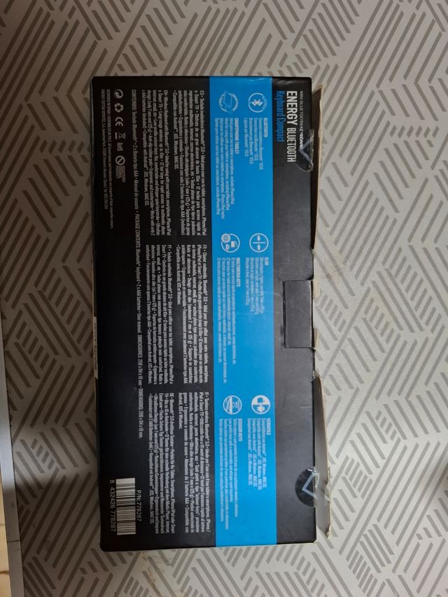 Teclado inalambrico Bluetooth pequeño