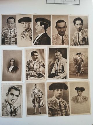 77 POSTALES ALBUM BIOGRÁFICO TAURINO CURRO MELOJA