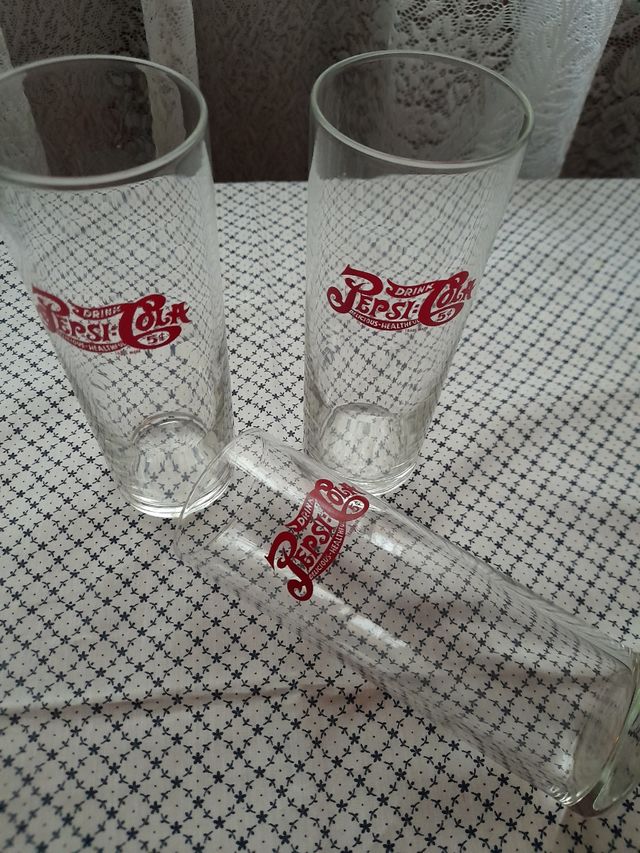 Bicchieri a tubo Pepsi Cola