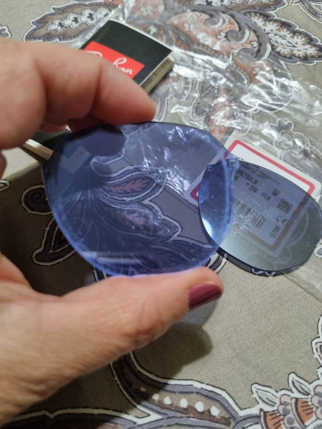 Lenti polarizzata azzurre sunglasses