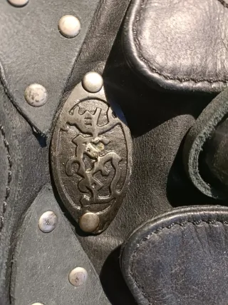 Bolsa de mano Diesel cuero negro