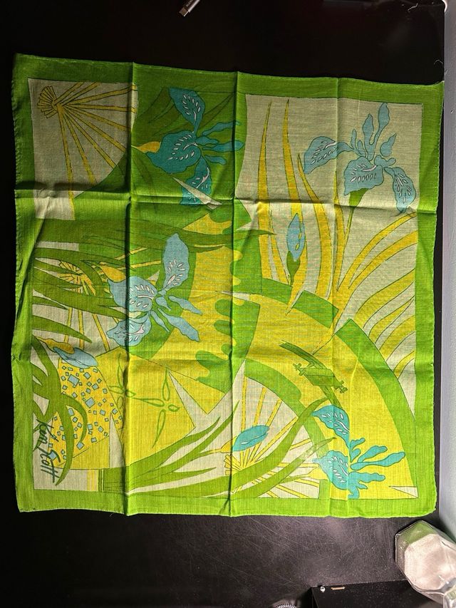 Foulard Ken Scott in cotone vintage