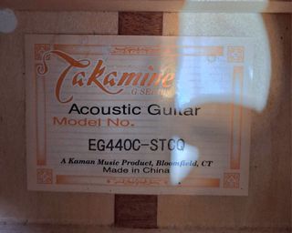 Guitarra TAKAMINE EG44OC-STCQ Acústica