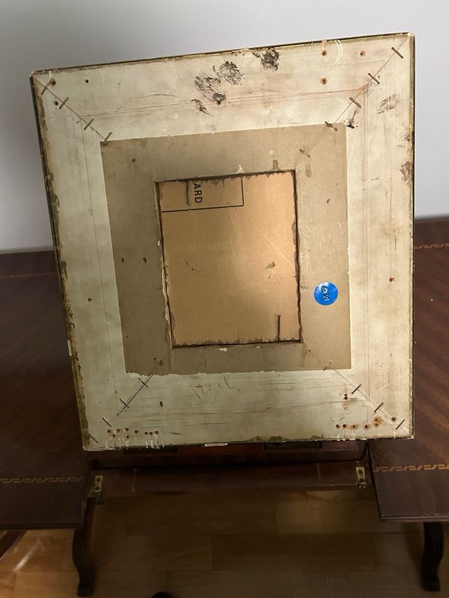 CUATRO PINTURA PESCANDO .Anonimo.