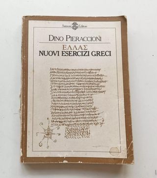 Libro Nuovi Esercizi Greci - Dino Pieraccioni 1983