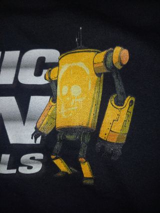 Nueva Camiseta Corta Comic Con Brussels Film Negra