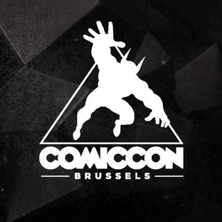 Nueva Camiseta Corta Comic Con Brussels Film Negra