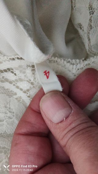 Conjunto camisón de novia 