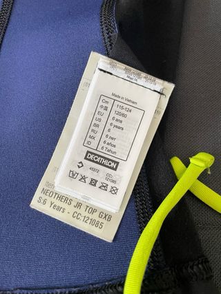 Neopreno niño Decathlon