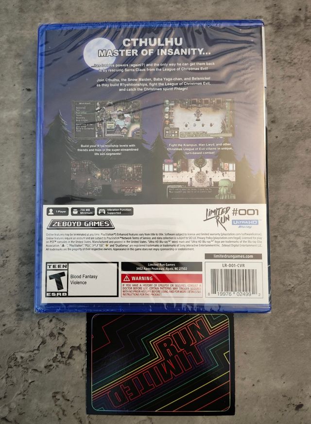 Cthulhu Saves Christmas Precintado PS5 Limited Run