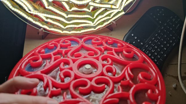 Flor de vida con led