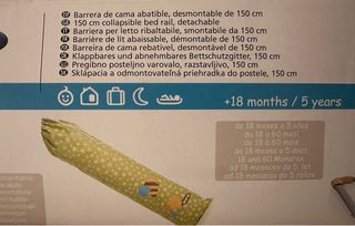 Barrera abatible de seguridad para bebe/niño