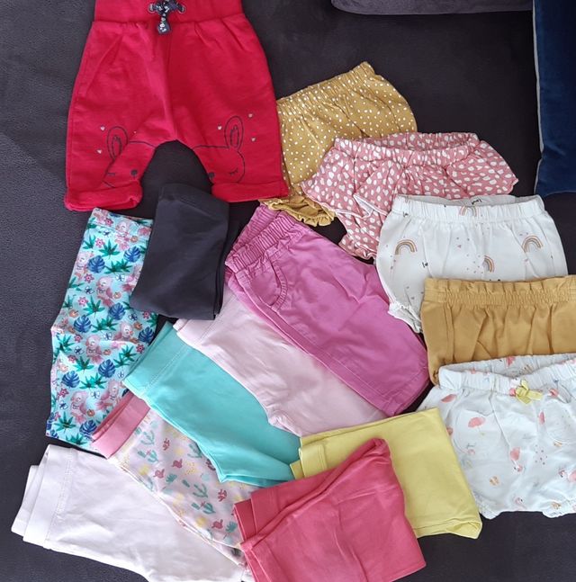 Lote 2 - Ropa bebé niña de 1 a 6 meses