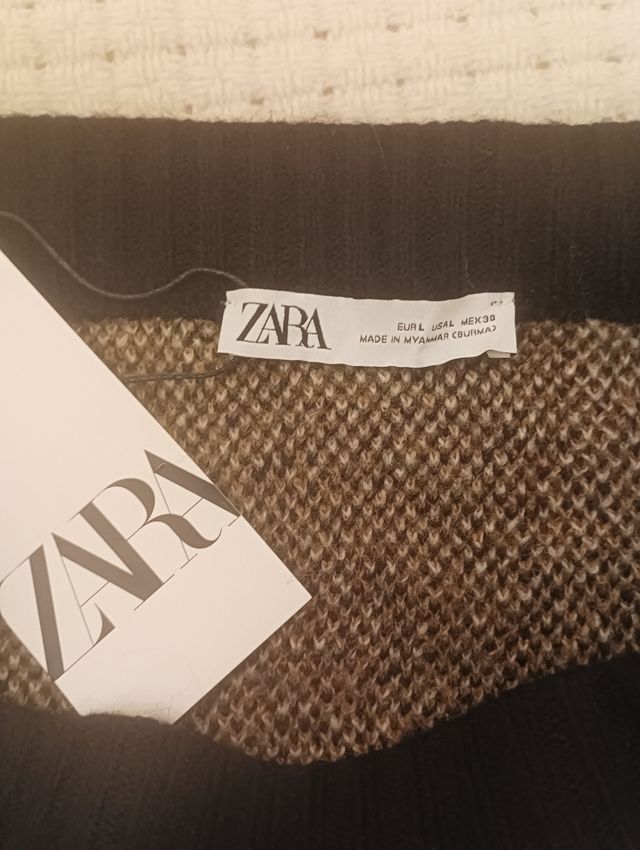 FALDA PUNTO NUEVA ZARA, T-L