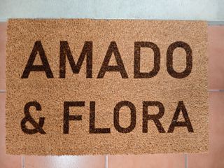 Felpudo personalizado con nombres 40x60cm