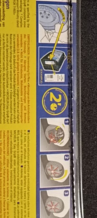 Cadenas para la nieve