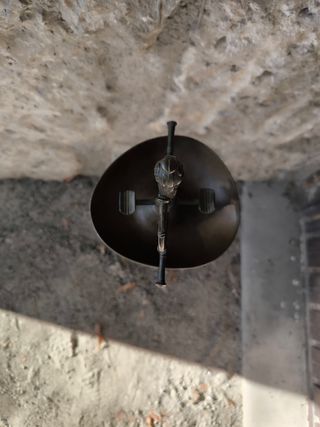 Spada posacenere vintage in bronzo