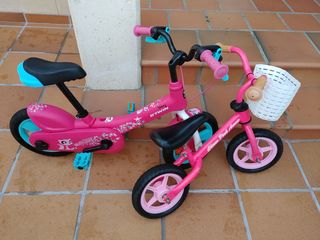 Bicicletas de aprendizaje,casco y walkie talkies