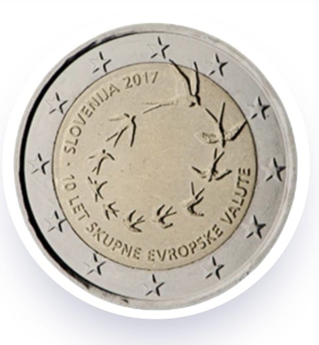 Slovenia Moneta da 2€ commemorativa 2017 S/C