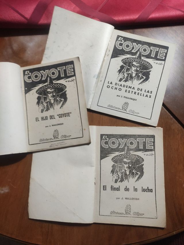 3 Revistas 'El Coyote' Años 40
