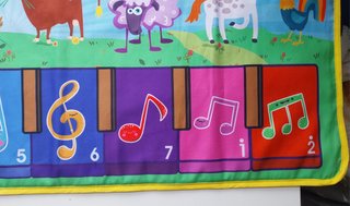Piano musical alfombra 9 colores