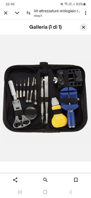 Kit Riparazione orologi con custodia