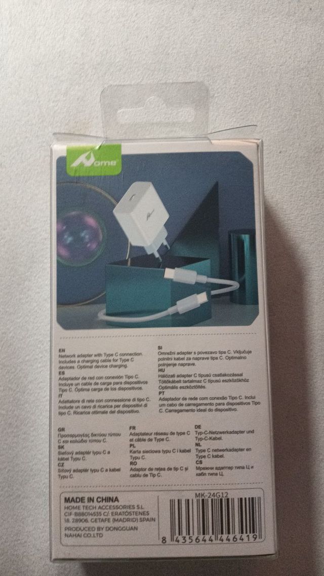 Cargador de tipo C, rápido, de 35W