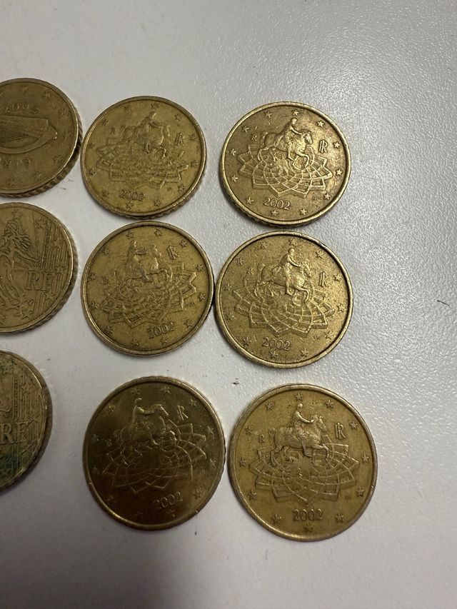 Monete da collezione 50 centesimi, 2 e 10 centesimi