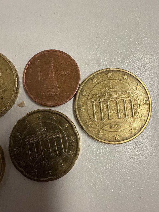Monete da collezione 50 centesimi, 2 e 10 centesimi