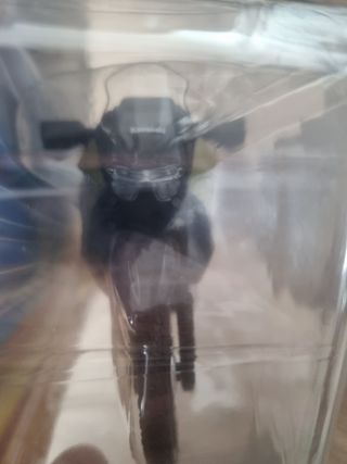 Kawasaki klr escala 1:18 maqueta moto