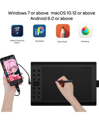 GAOMON M106K Pro Tableta Gráfica de Dibujo de 10 