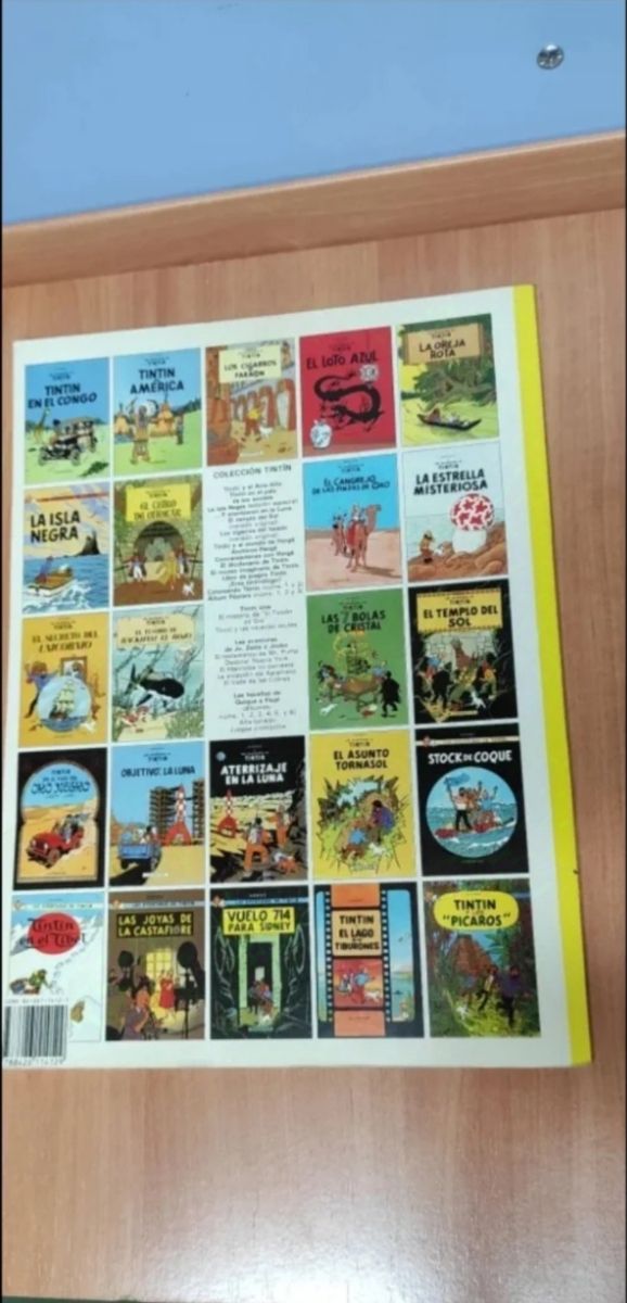 Comic de Tintín.