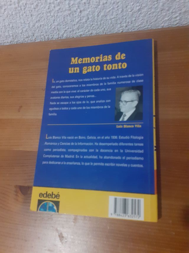 Memorias de un gato tonto, libro editorial EDEBÉ