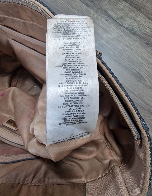 Bolso Guess grande color marron