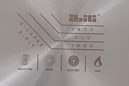 Sarten 20cm acero inoxidable Ibili