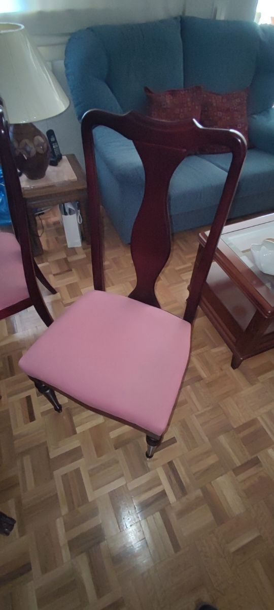 Mesa de caoba color haya 6-12 puestos