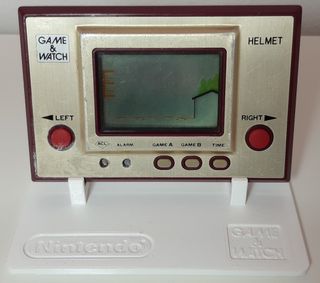 game & watch gold helmet nintendo