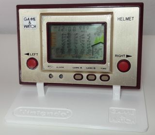 game & watch gold helmet nintendo